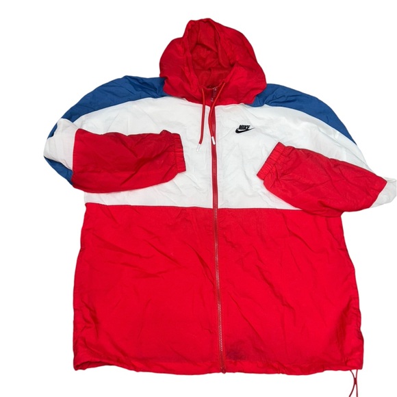 Nike Vintage Athletic Sportswear Wind Breaker Hooded - Picture 1 of 16